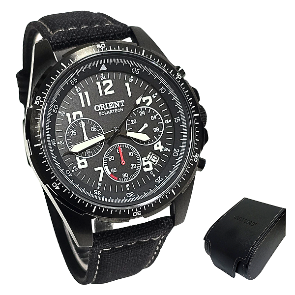 Relógio Orient Masculino Solartech Analógico Cronógrafo MPSNC003 P2PX