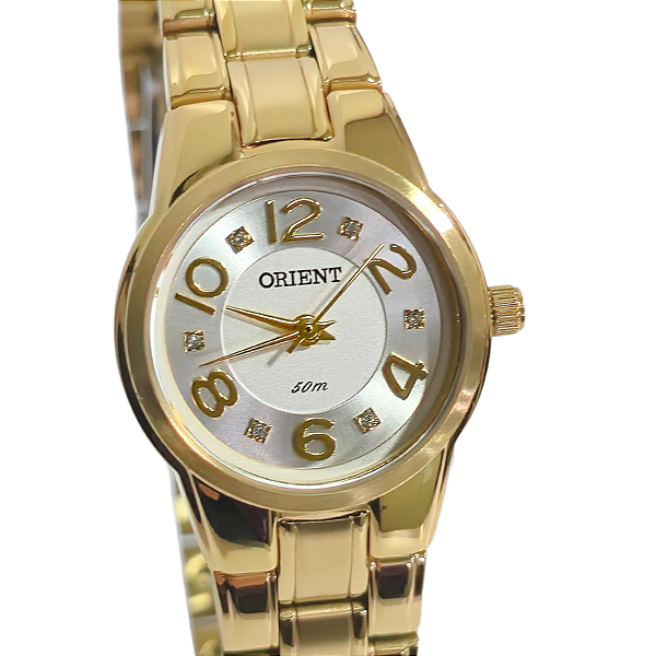 Relógio Orient Analógico Feminino Mini Cristais FGSS0067 S2KX