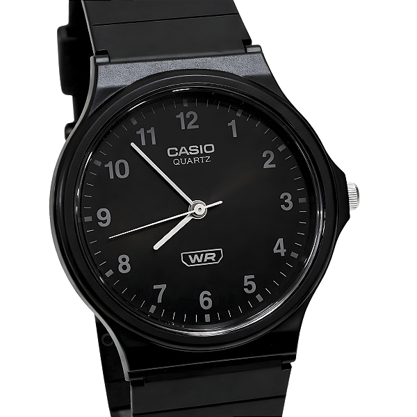 Relógio Casio Analógico Bioresina Unissex Preto MQ-24B-1BDF