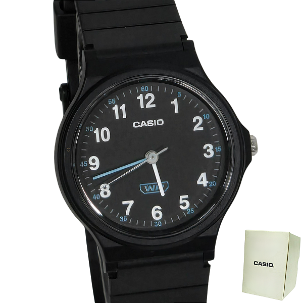 Relógio Casio Unissex Analógico Pop Preto LQ-24B-1BDF