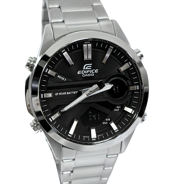 Relógio Casio Analógico e Digital Edifice Masculino EFV-C120D-1ADF