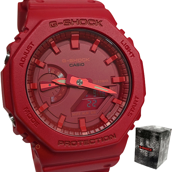 Relógio Casio G-Shock Carbon Core Guard Masculino GA-2100-4ADR
