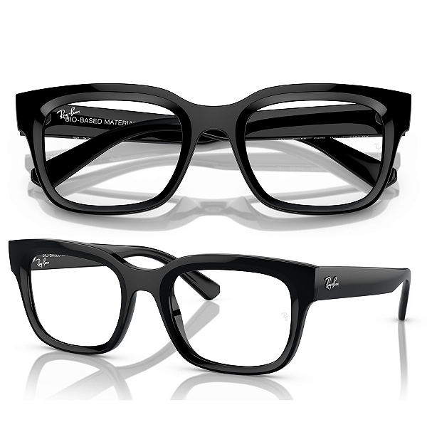 Armação Para Óculos De Grau Ray Ban Chad RX7217 Tamanho 54