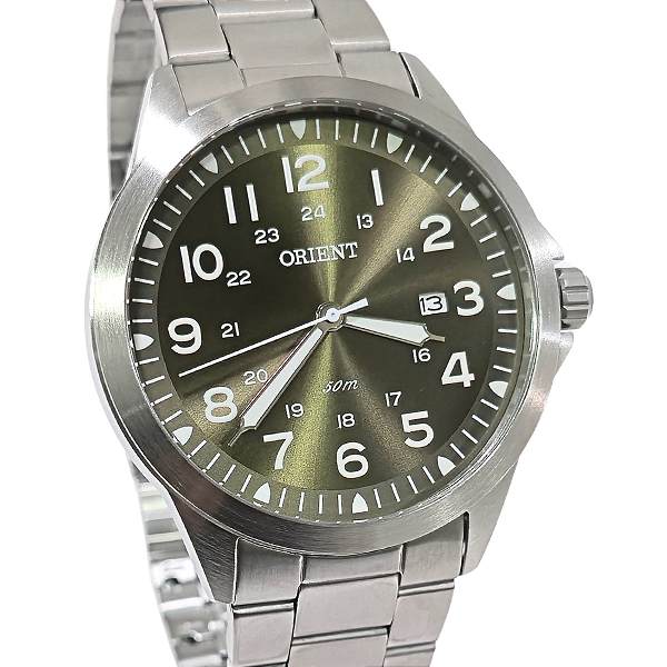 Relógio Orient Analógico Masculino Eternal Prateado MBSS1380 E2SX