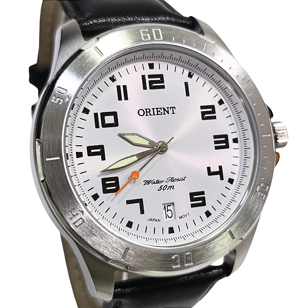 Relógio Orient Analógico Masculino Couro MBSC1032 S2PX