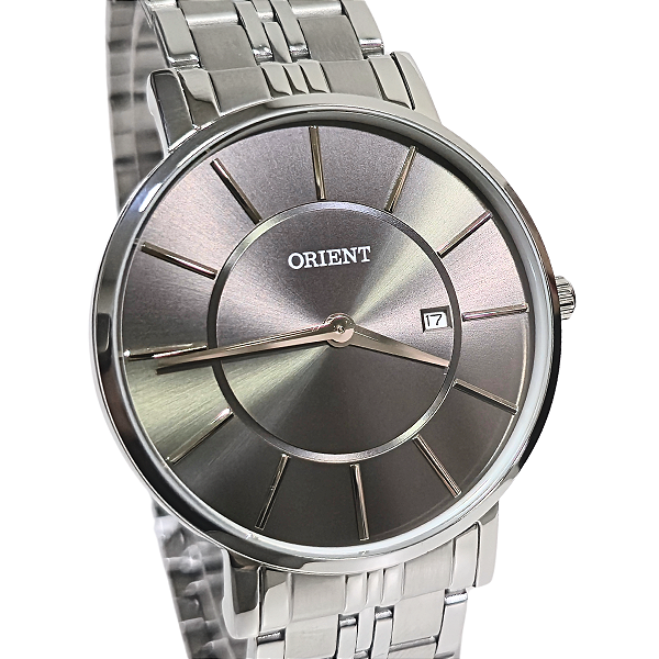 Relógio Orient Analógico Masculino Slim Prateado MBSS1261 G1SX