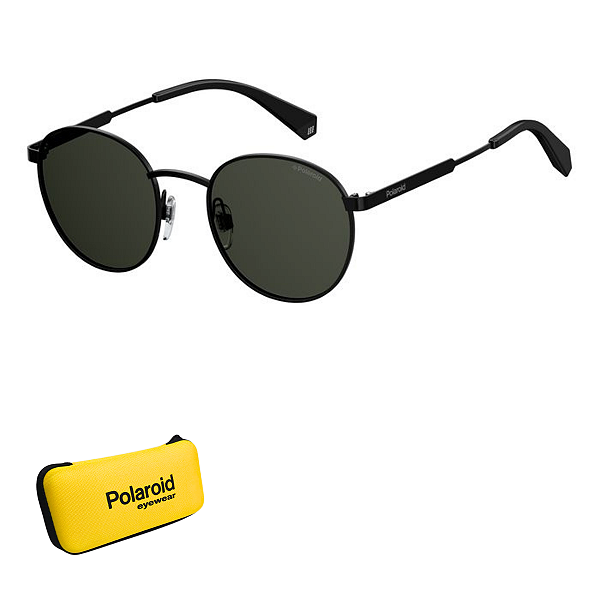 Óculos de Sol Polaroid Unissex Preto Polarizado PLD 2053/S 807 51M9 S