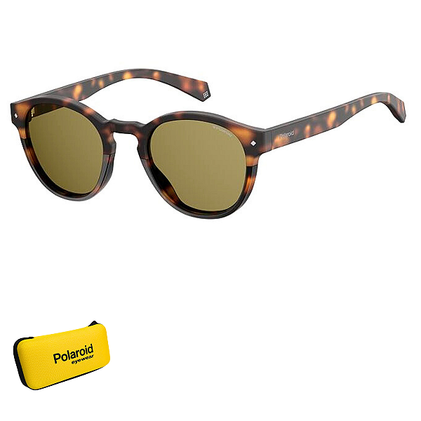 Óculos de Sol Polaroid Havana Polarizado PLD 6042/S 086 49SP S