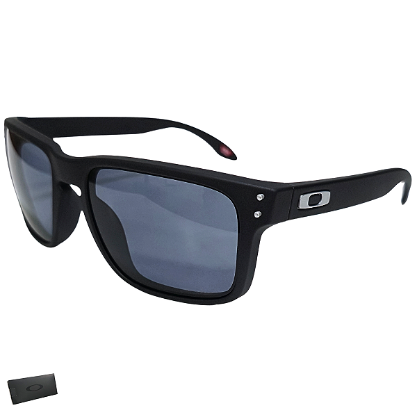 Óculos de Sol Oakley Holbrook Prizm Grey Preto OO9102L 9102E855
