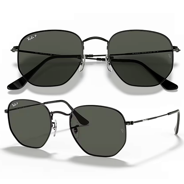 Óculos de Sol Ray Ban Hexagonal Flat Lenses Polarizado RB3548NL Tamanho 54