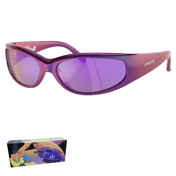 Óculos de Sol Arnette Catfish Azul Iridescente Violeta AN4302 29084V62