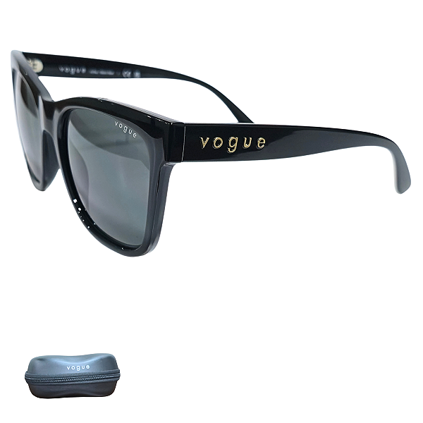 Óculos de Sol Vogue Unissex Preto Polido VO5428SL W44/8755