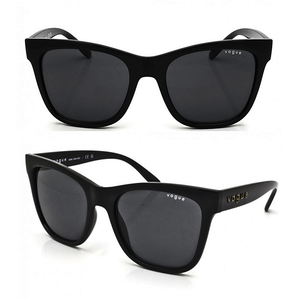 Óculos de Sol Vogue Preto VO5428SL Tamanho 55