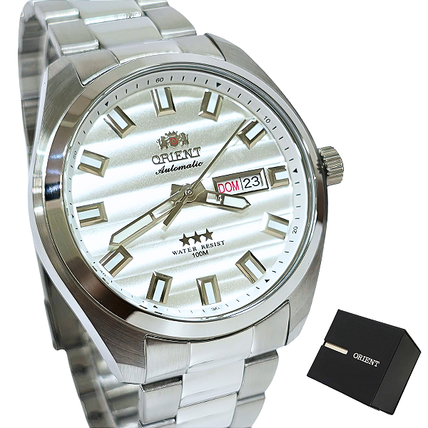 Relógio Orient Masculino Analógico Automático 469SS076NH S1SX