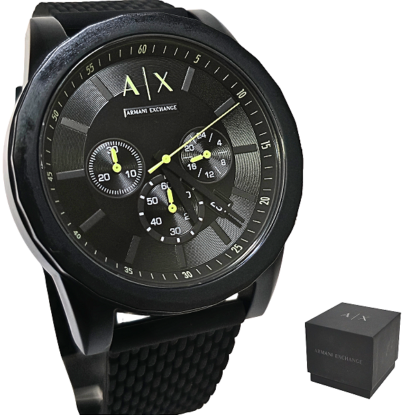 Relógio Armani Masculino Analógico Cronógrafo Preto AX1344B1 P1PX