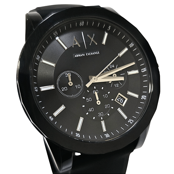 Relógio Armani Masculino Analógico Cronógrafo Preto AX1326B1 P1PX