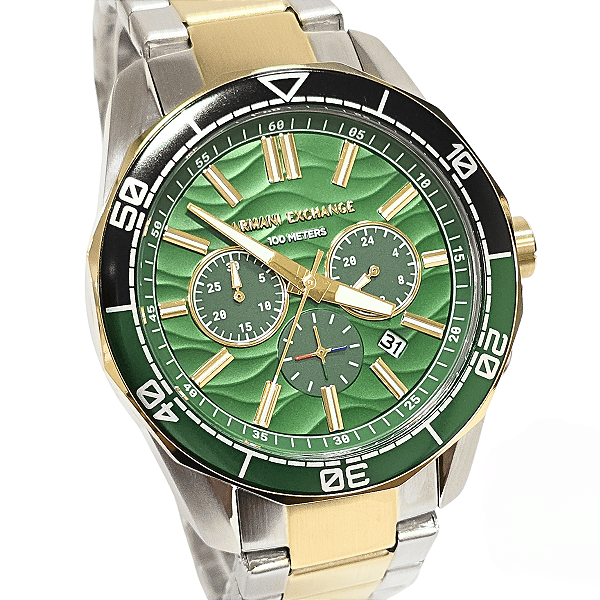 Relógio Armani Exchange Masculino Cronógrafo Bicolor AX1966B1 E1SK