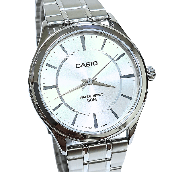 Relógio Casio Masculino Analógico Prateado LTC-100D-7EVDF