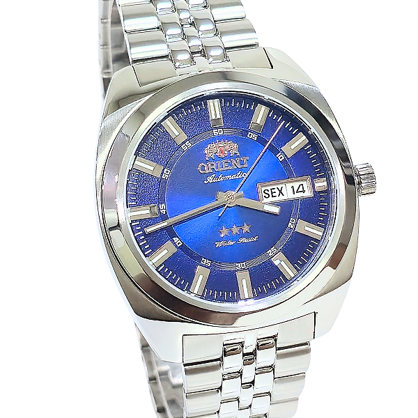 Relógio Orient Automático Masculino Prateado YN6SS005 D1SX