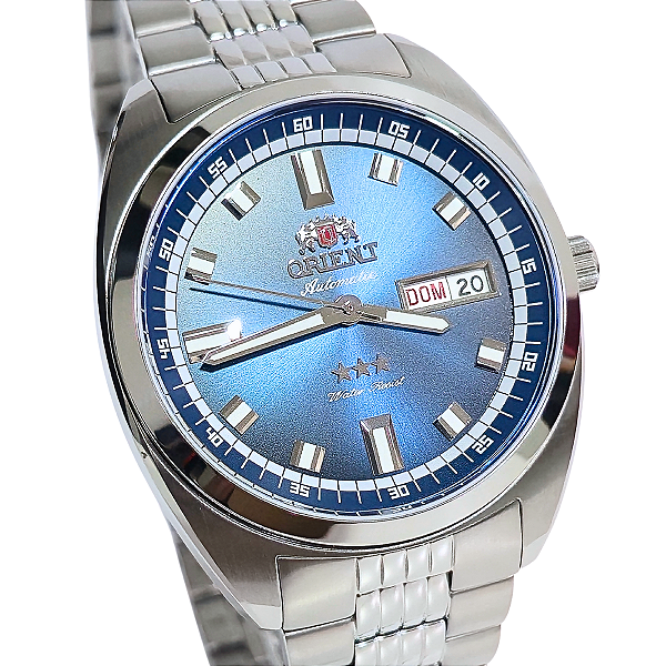 Relógio Orient Masculino Automático Heritage Três Estrelas YN6SS004 D1SX