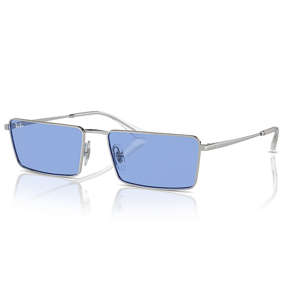 Óculos De Sol Ray Ban Emy Bio-Based Blue Tamanho 56