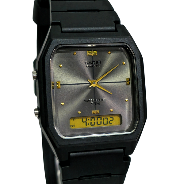 Relógio Casio Analógico e Digital Unissex AW-48HE-8AVDF