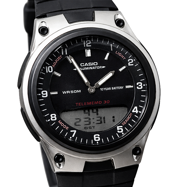 Relógio Casio Analógico e Digital Masculino AW-80-1AVDF