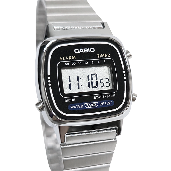 Relógio Casio Digital Vintage Mini Feminino LA670WA-1DF