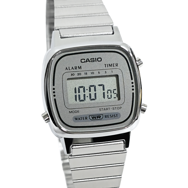 Relógio Casio Digital Vintage Mini Feminino LA670WA-7DF
