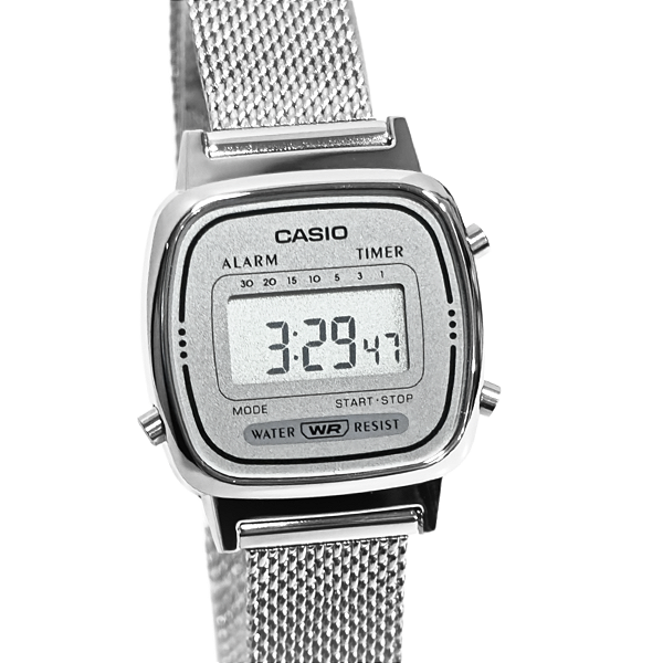 Relógio Casio Digital Vintage Mini Feminino LA670WEM-7DF