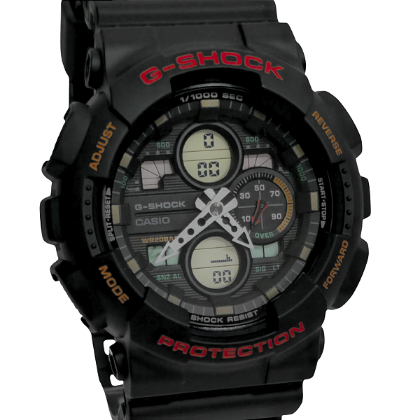 Relógio Casio Analógico e Digital G-Shock Masculino Preto GA-140-1A4DR