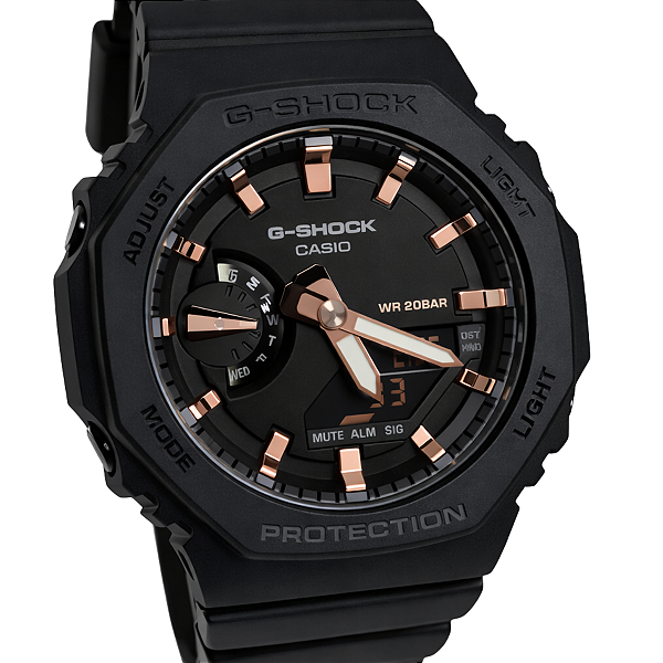 Relógio Casio Analógico e Digital G-Shock Feminino Preto GMA-S2100-1ADR
