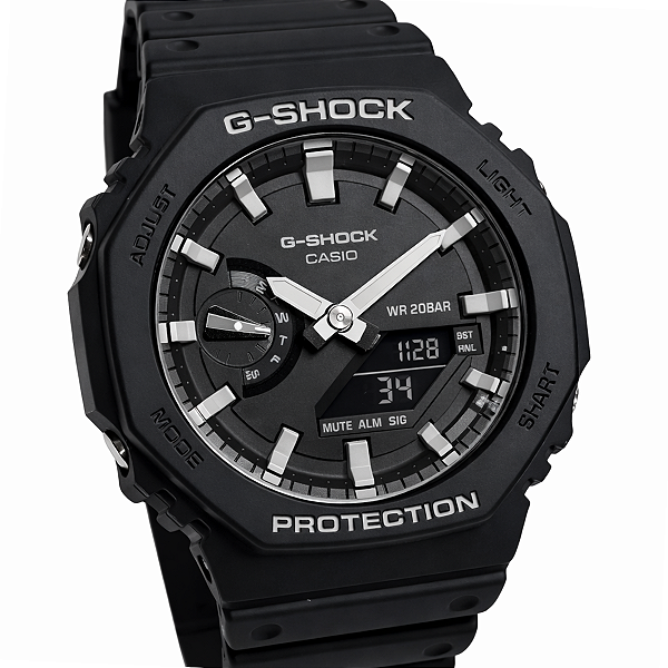 Relógio Casio Analógico e Digital G-Shock Masculino GA-2100-1ADR