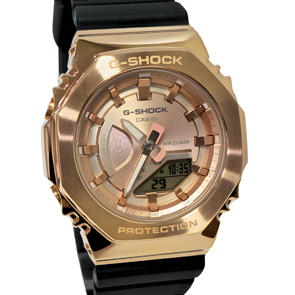 Relógio Casio Analógico e Digital G-Shock Feminino GM-S2100PG-1A4DR