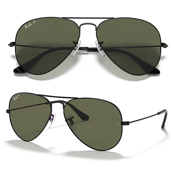 Óculos De Sol Ray Ban Aviator Polarizado RB3025 Tamanho 58