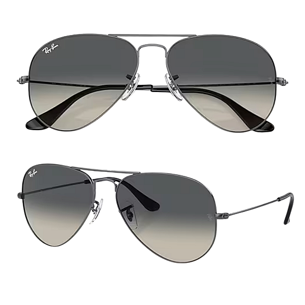 Óculos De Sol Ray Ban Aviator Gradient RB3025 Tamanho 62