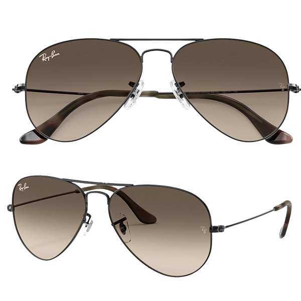 Óculos De Sol Ray Ban Aviator Gradient RB3025 Tamanho 58