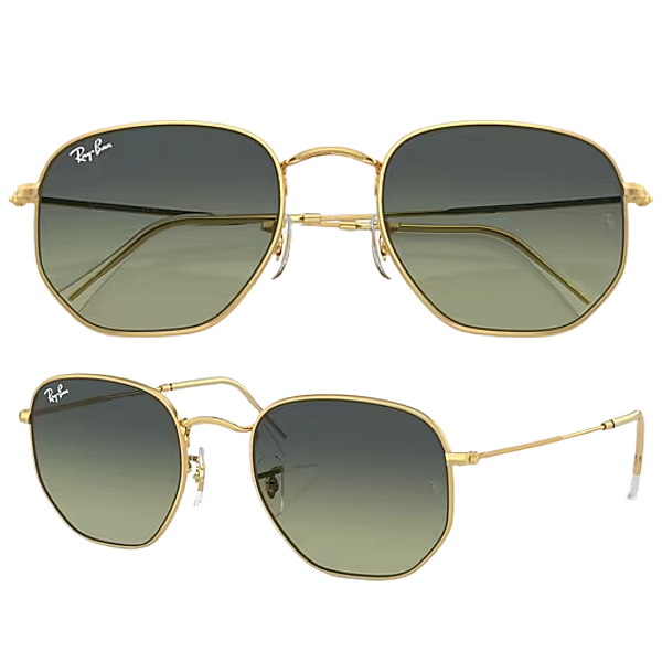 Óculos De Sol Ray Ban Hexagonal RB3548 Tamanho 54