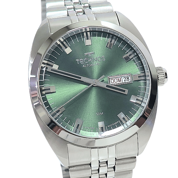 Relógio Technos Masculino Automático Prateado 8205OO/1V