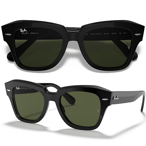 Óculos De Sol Ray Ban State Street RB2186 Tamanho 52