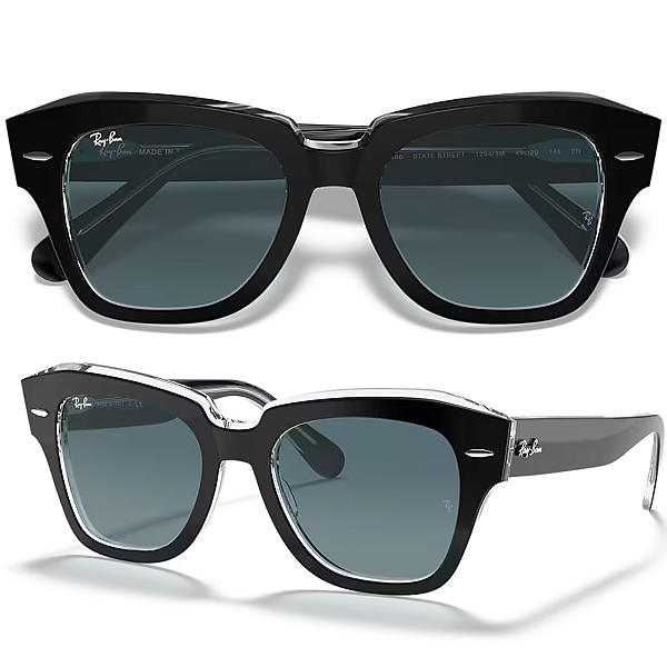 Óculos De Sol Ray Ban State Street RB2186 Tamanho 52