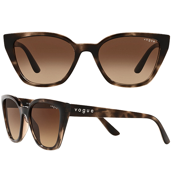 Óculos De Sol Vogue Havana VO5417SL Tamanho 56