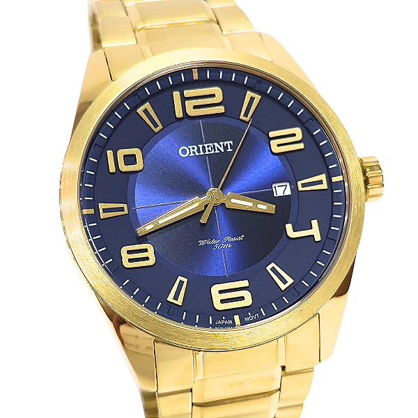 Relógio Orient Masculino Analógico Dourado Casual MGSS1131 D2KX