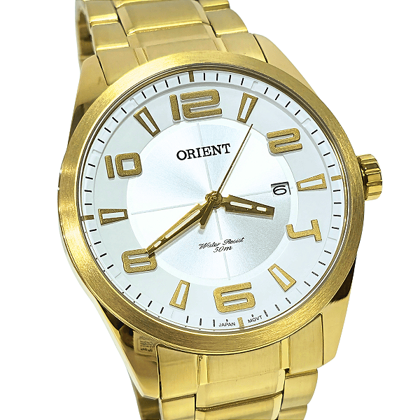 Relógio Orient Masculino Analógico Dourado MGSS1131 S2KX