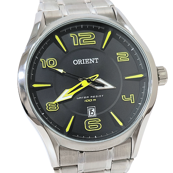 Relógio Orient Masculino Analógico Prateado MBSS1318 PYSX