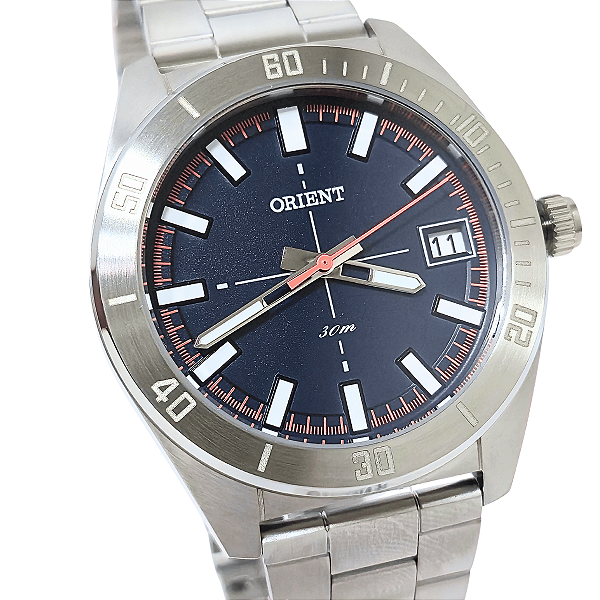 Relógio Orient Masculino Analógico Prateado MBSS1529 D1SX