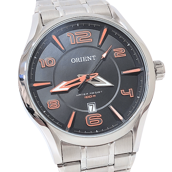 Relógio Orient Masculino Analógico Prateado MBSS1318 POSX