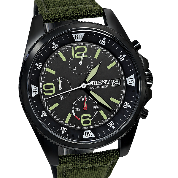 Relógio Orient Analógico Cronógrafo Solartech Masculino MPSNC004 P2EX