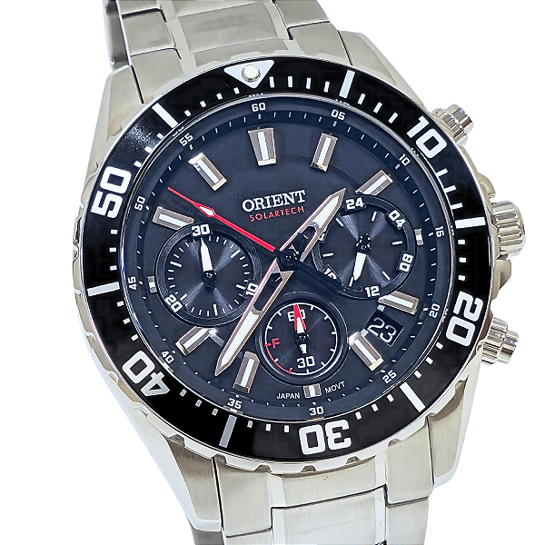 Relógio Orient Masculino Solartech Safira MBSSC288 P1SX