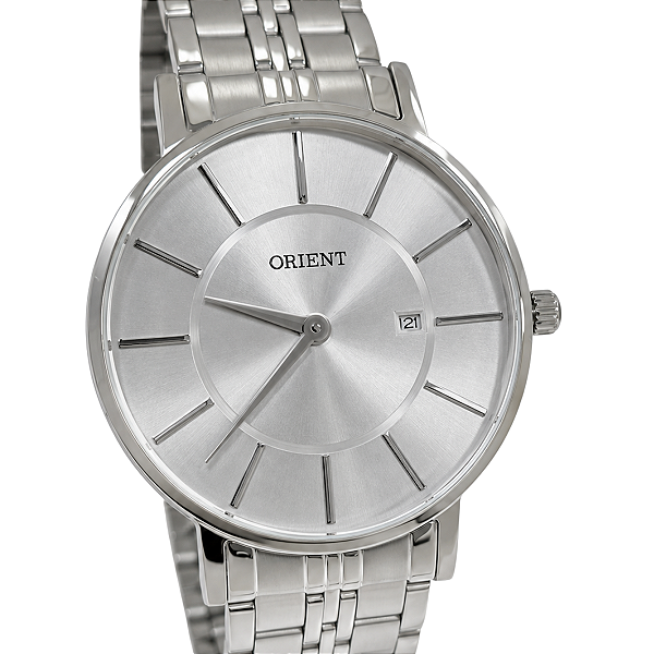 Relógio Orient Analógico Masculino Slim Prateado MBSS1261 S1SX
